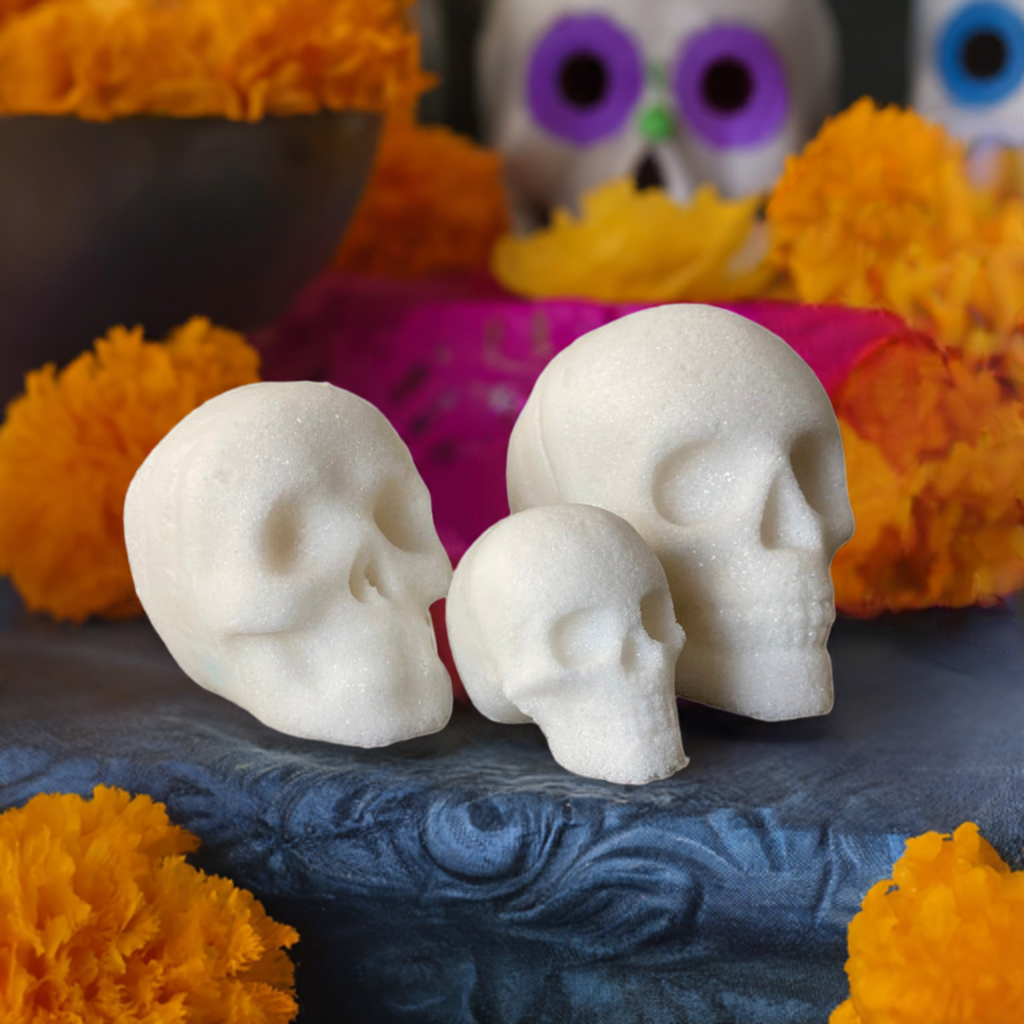 Sugar Skulls Decorating Kit Made in FDA Registered Food Manufacturing Facility Halloween Dia De Los Muertos Day of the Dead